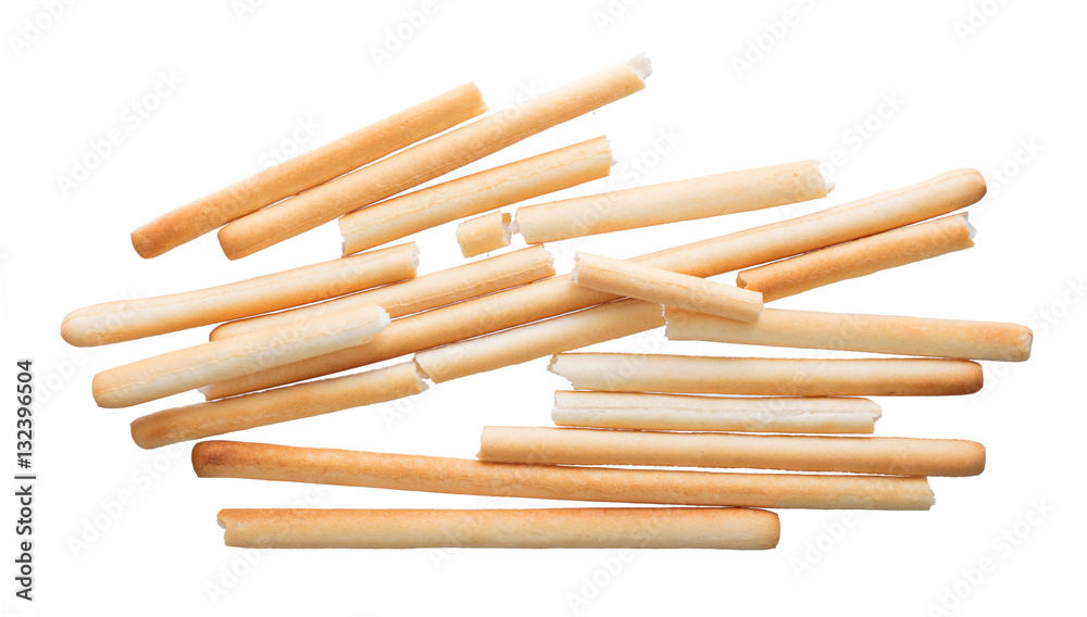Bread sticks isolated
