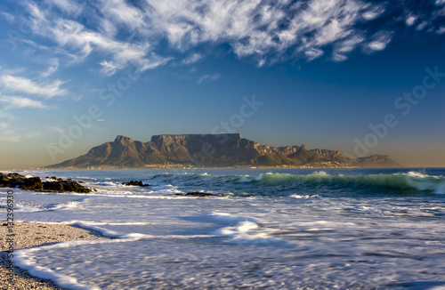 scenic view of table mountain from blouberg cape town
