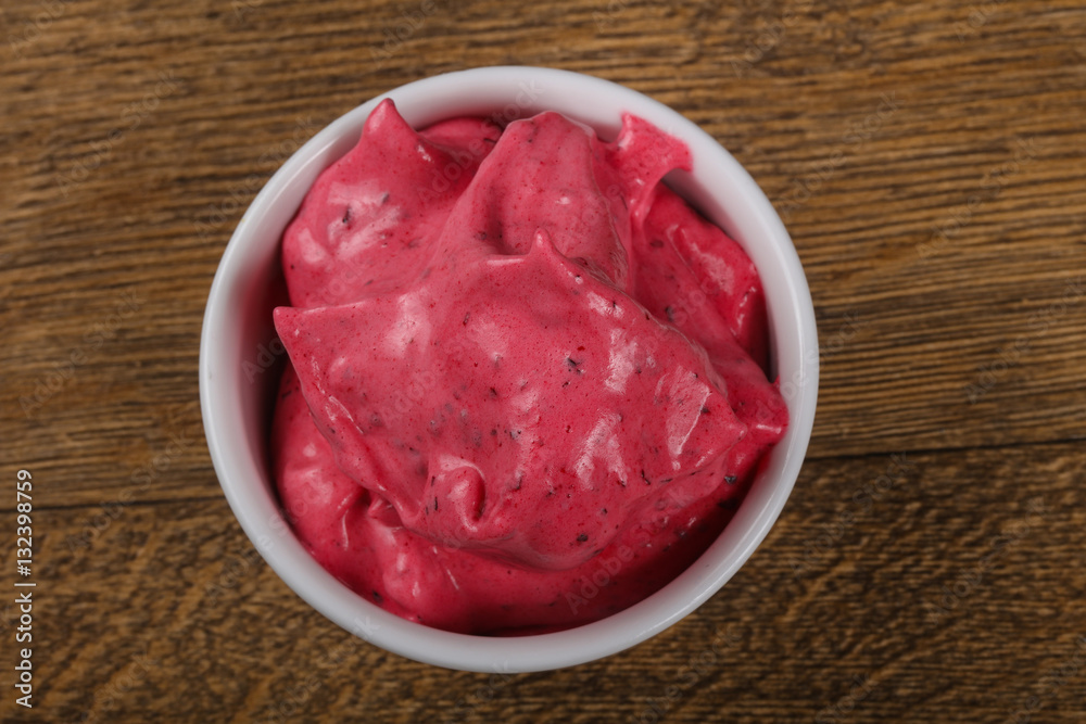 Berry cream mousse Berry cream mousse