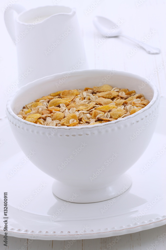 Delicious organic muesli cereal Delicious organic muesli cereal