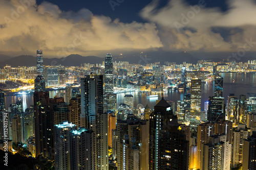 Hong Kong cityscape at night