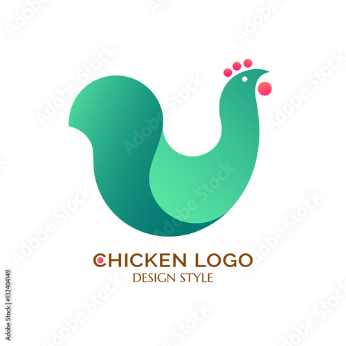 Logo green chicken