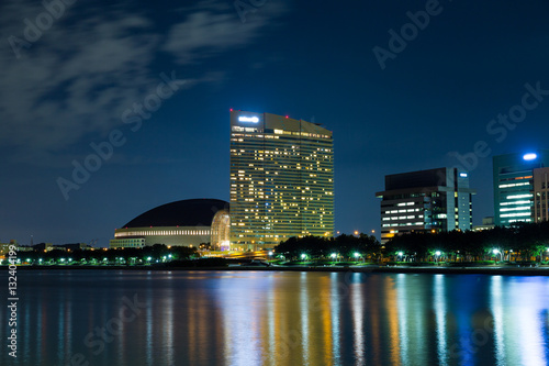 Fukuoka cityscape at night