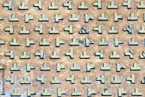 Bild auf Leinwand Abstract tetris wall pattern texture background