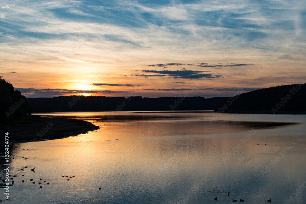 Sonnenuntergang am Möhnesee Sonnenuntergang am Möhnesee