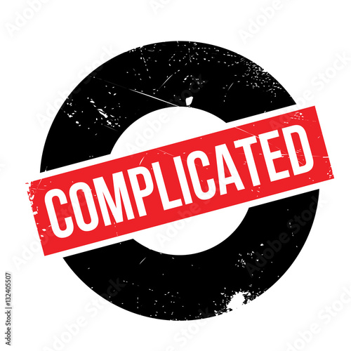 Complicated rubber stamp. Grunge design with dust scratches. Effects can be easily removed for a clean, crisp look. Color is easily changed.