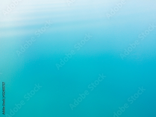 Closeup of Beautiful Turquoise Blue Lake Surface as Background
