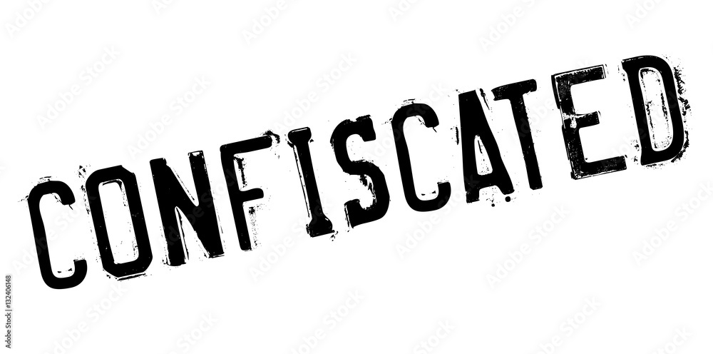 Confiscated rubber stamp. Grunge design with dust scratches. Effects can be easily removed for a clean, crisp look. Color is easily changed. Confiscated rubber stamp. Grunge design with dust scratches. Effects can be easily removed for a clean, crisp look. Color is easily changed.