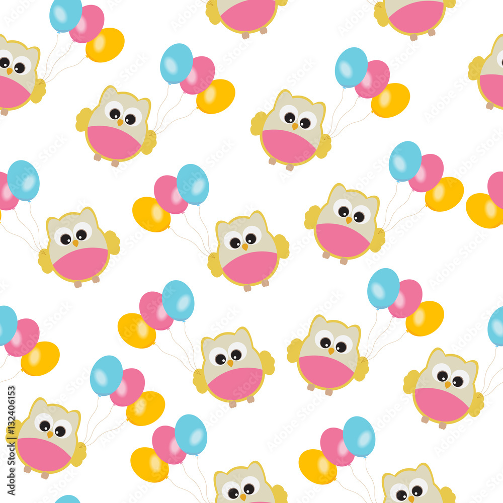 Vector seamless texture on a festive theme.
