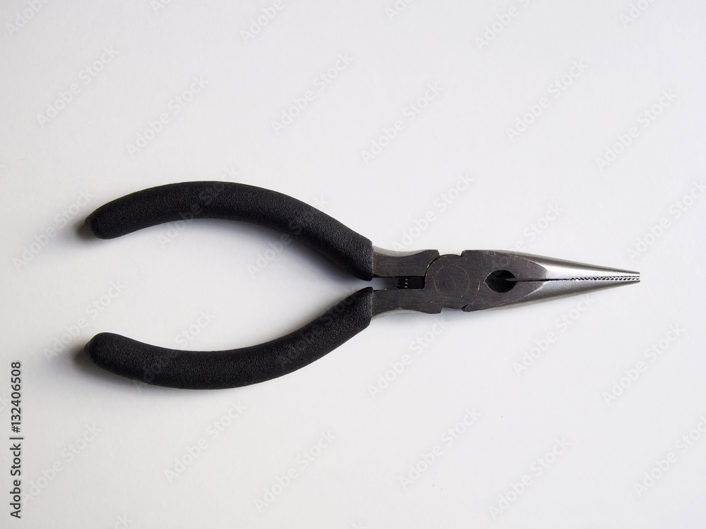 Pliers on white background Pliers on white background