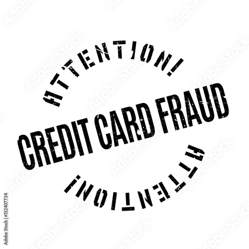 Credit Card Fraud rubber stamp. Grunge design with dust scratches. Effects can be easily removed for a clean, crisp look. Color is easily changed.