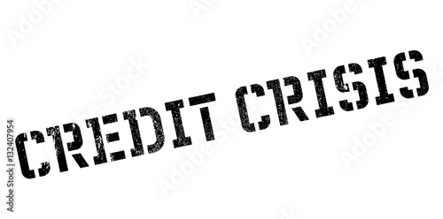 Credit Crisis rubber stamp. Grunge design with dust scratches. Effects can be easily removed for a clean, crisp look. Color is easily changed.
