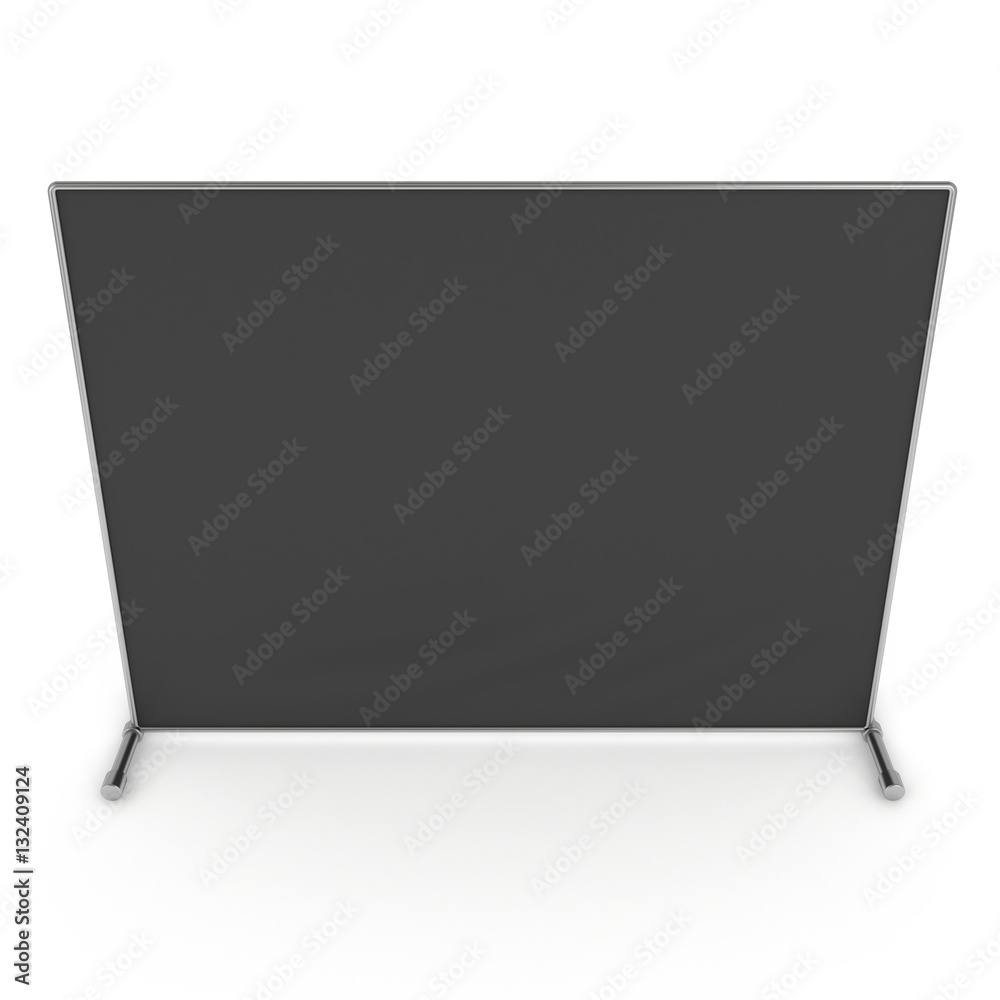 Billet press wall with black screen chroma key banner. Mobile trade show booth white and blank. 3d render isolated on white background. High Resolution Template for your design. Billet press wall with black screen chroma key banner. Mobile trade show booth white and blank. 3d render isolated on white background. High Resolution Template for your design.