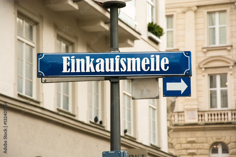 Schild 192 - Einkaufsmeile Schild 192 - Einkaufsmeile