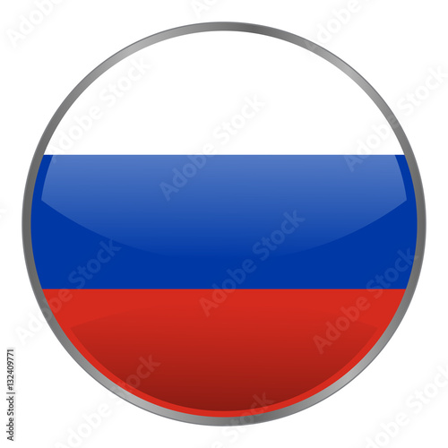 Round glossy isolated vector icon with national flag of Russian Federation on white background. Russia icon. Free Download Round glossy isolated vector icon with national flag of Russian Federation on white background. Russia icon. - GFXLoad