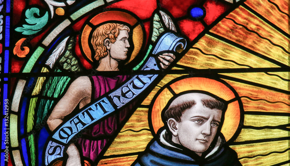 Saint Thomas Aquinas - Stained Glass