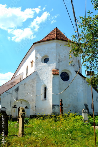 Medieval old saxon evangelic church in Halmeag. In Transylvania there are many saxon churches. This church is 800 years old.
 photo