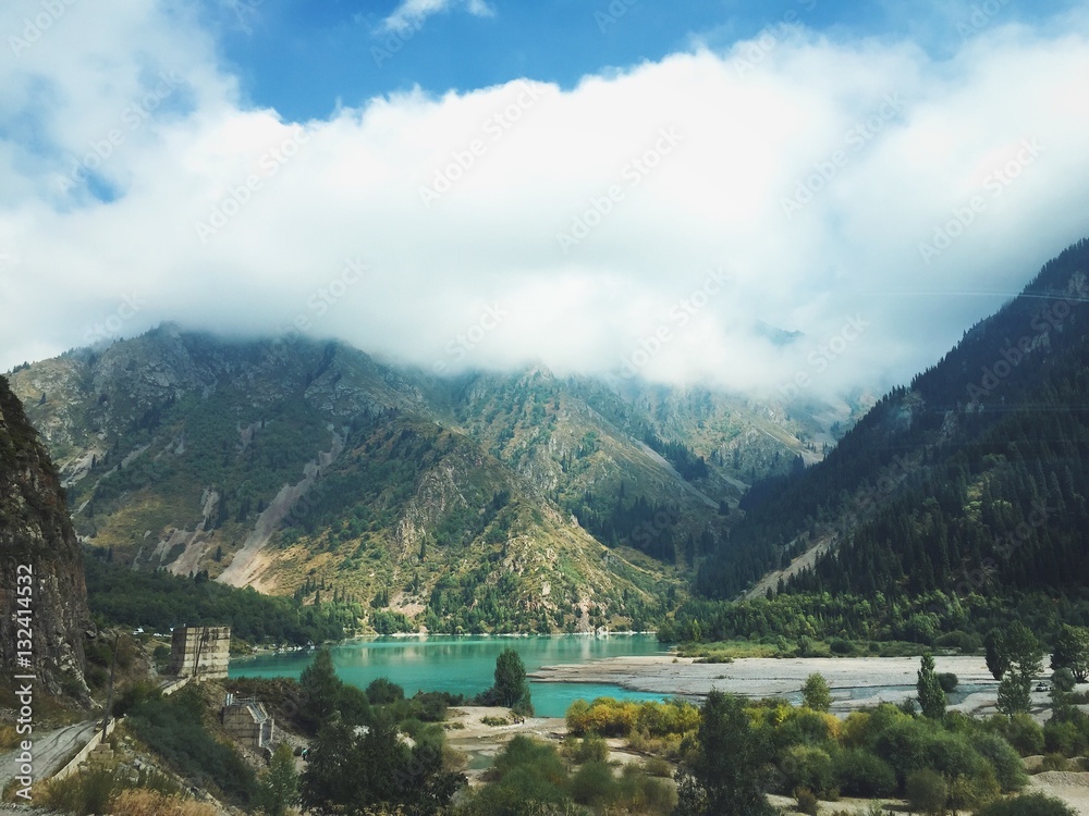 Fototapeta premium Issyk lake