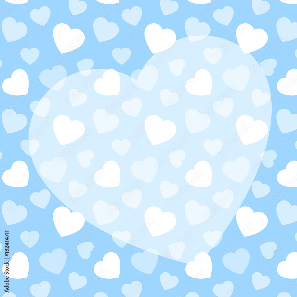 ハート柄背景とハートのかわいいコピースペース ブルー 正方形 ホワイトデー Stock Illustration Adobe Stock ハート柄背景とハートのかわいいコピースペース ブルー 正方形 ホワイトデー Stock Illustration Adobe Stock