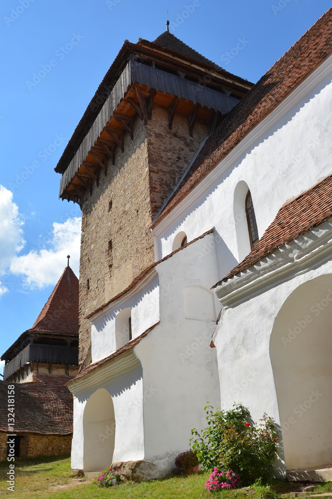 Typical house in the village Viscri,  known for his fortified church. It is part of a area if villages with fortified churches in Transylvania, designated in 1993 as a World Heritage Site by UNESCO.
