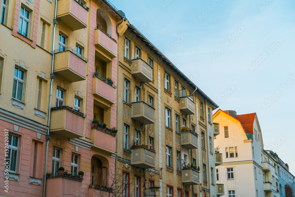 apartment houses at prenzlauer berg
