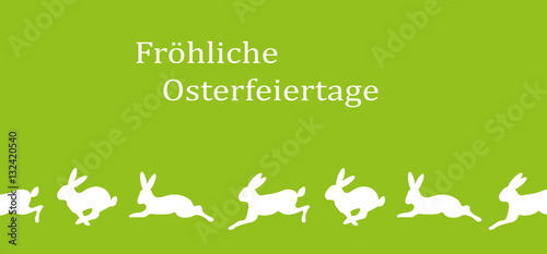 Laufende Osterhasen