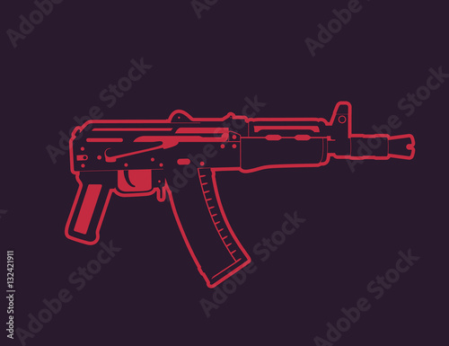 Soviet automatic carbine, shortened assault rifle, russian gun