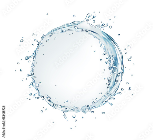 vector water splash bubble
