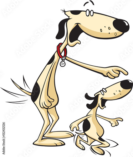 Dog and Son
A cartoon Dog father with his Son