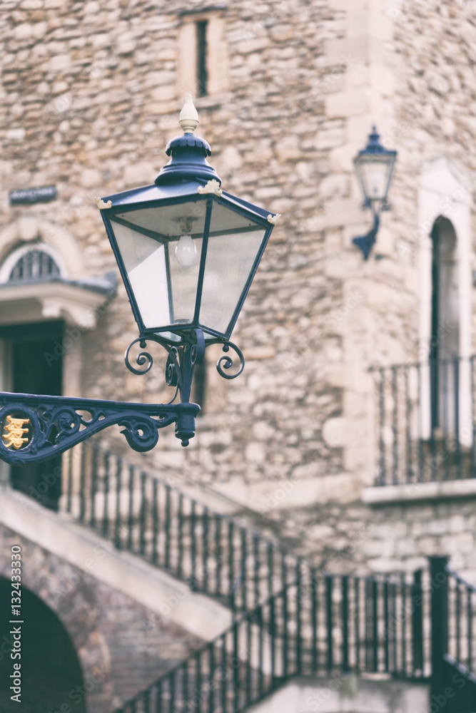 Street lamp in the Tower