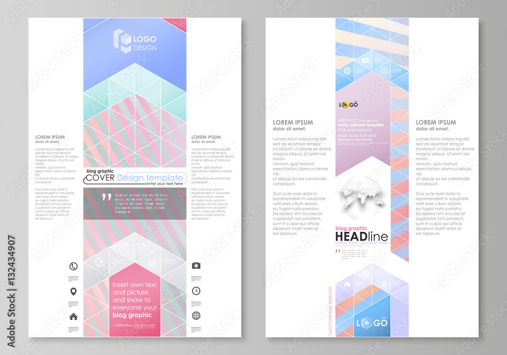 Blog graphic business templates. Page website template, easy editable abstract vector layout. Sweet pink and blue decoration, pretty romantic design, cute candy background. Blog graphic business templates. Page website template, easy editable abstract vector layout. Sweet pink and blue decoration, pretty romantic design, cute candy background.