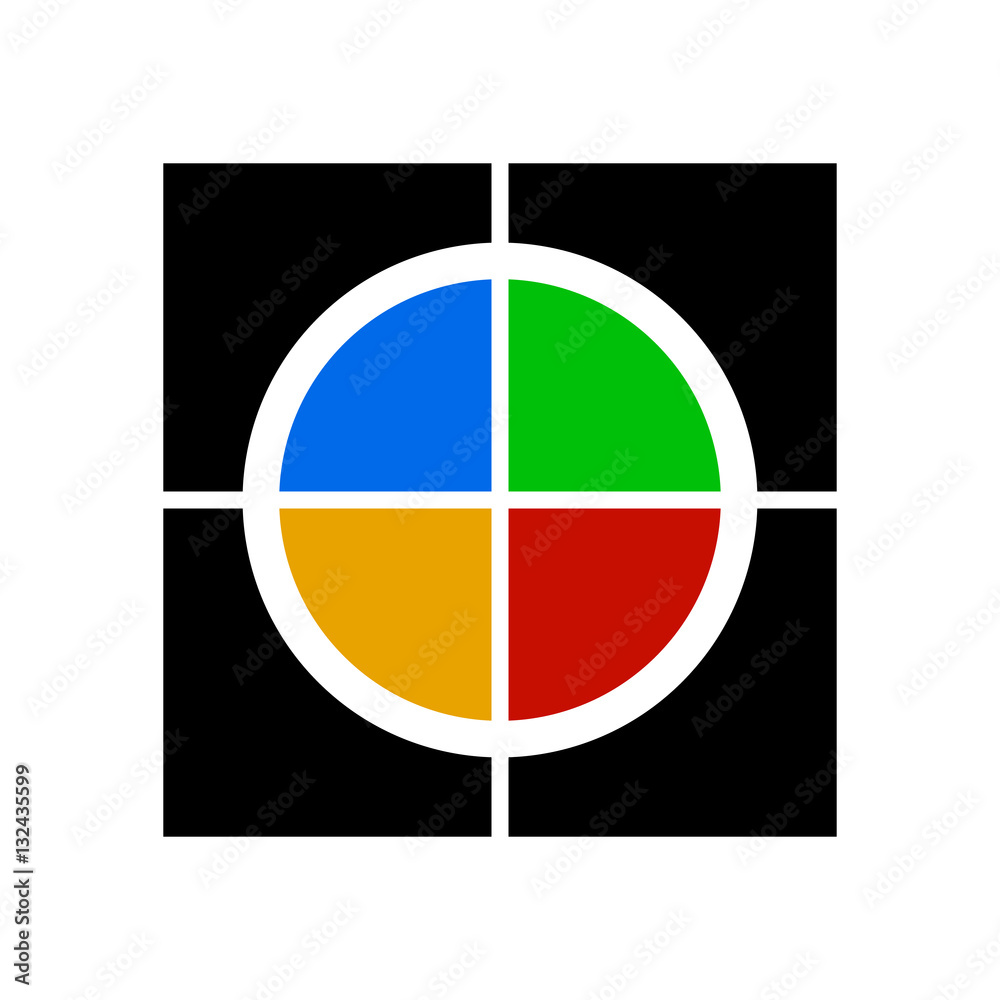 Colorful symbol template for logotypes, icons Stock Vector | Adobe Stock