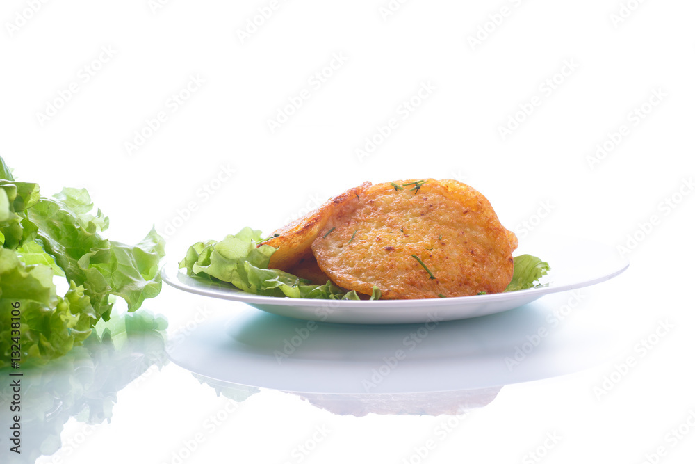 fried potato pancakes with dill fried potato pancakes with dill