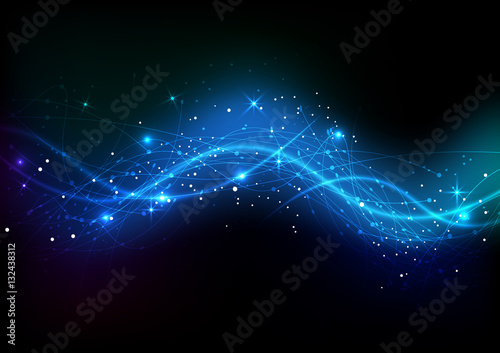 vector background abstract technology communication data Science