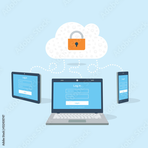 3D flat devices try log in to cloud.
