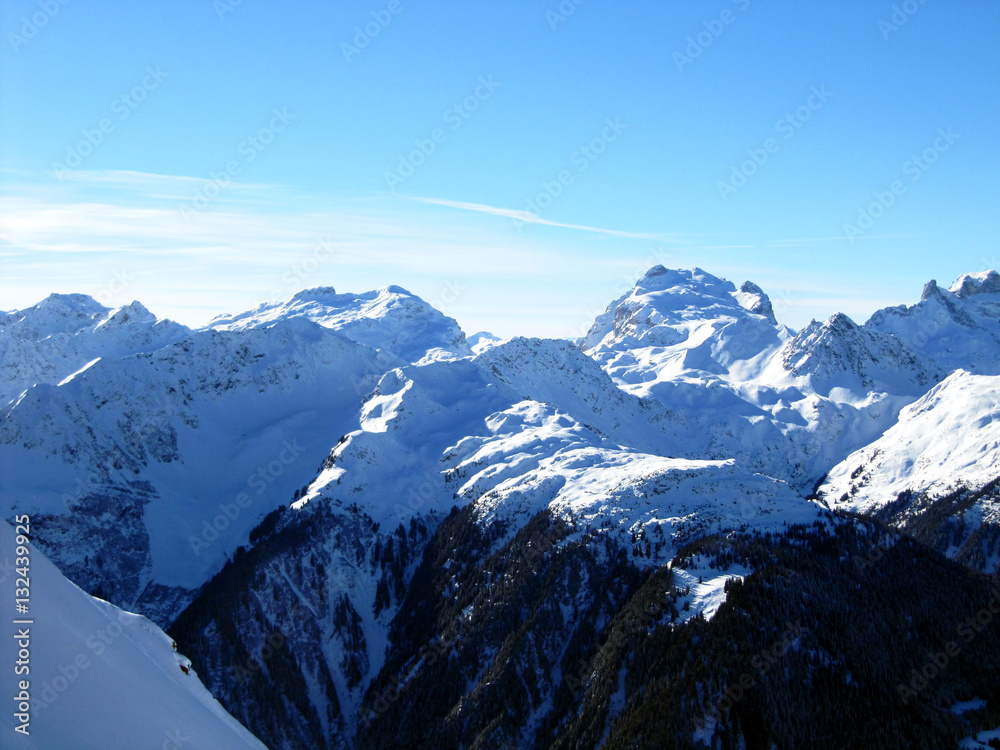 Fototapeta premium Winter in Vorarlberg
