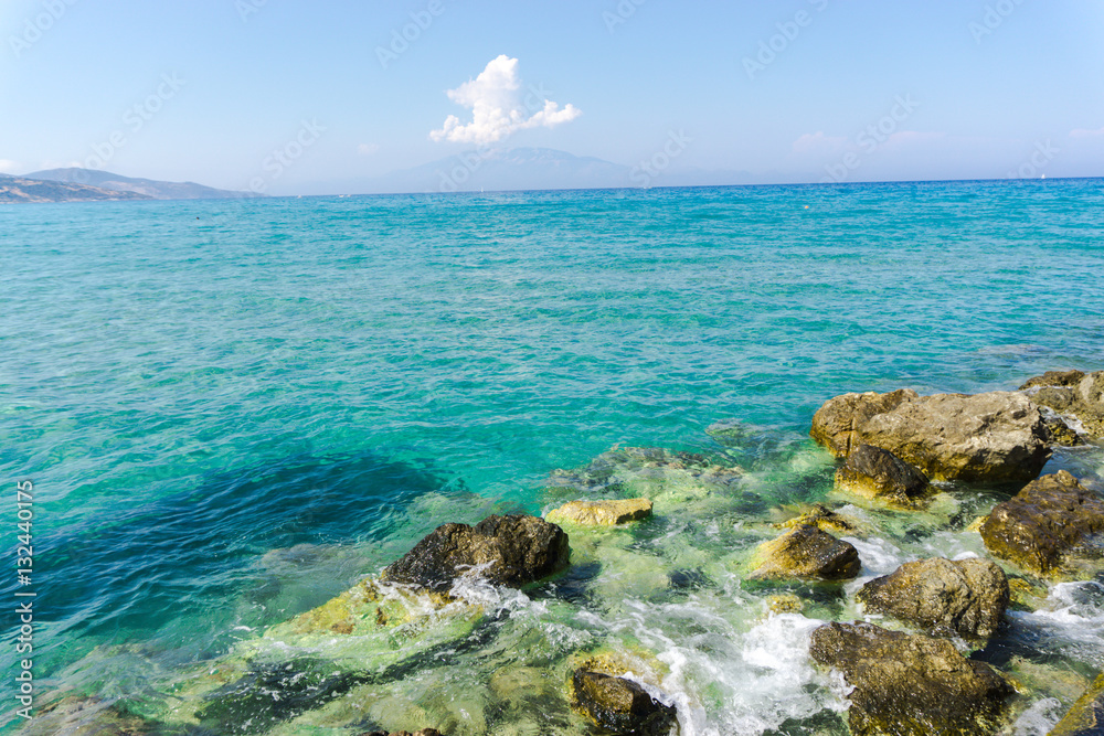 Coastline at ionian sea