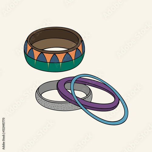 Set of bracelets