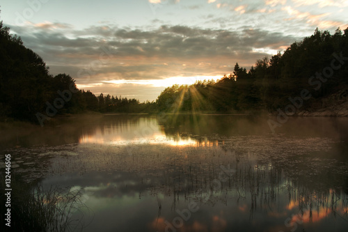 Lake sunset