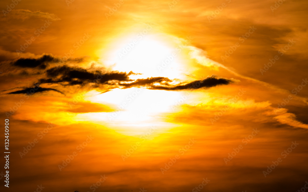 Obraz premium Amazing sunset