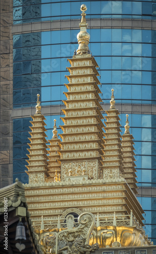 Canvas Print buddhist temple