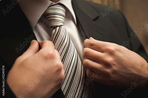 wedding details - elegant groom dressed wedding tuxedo costume i