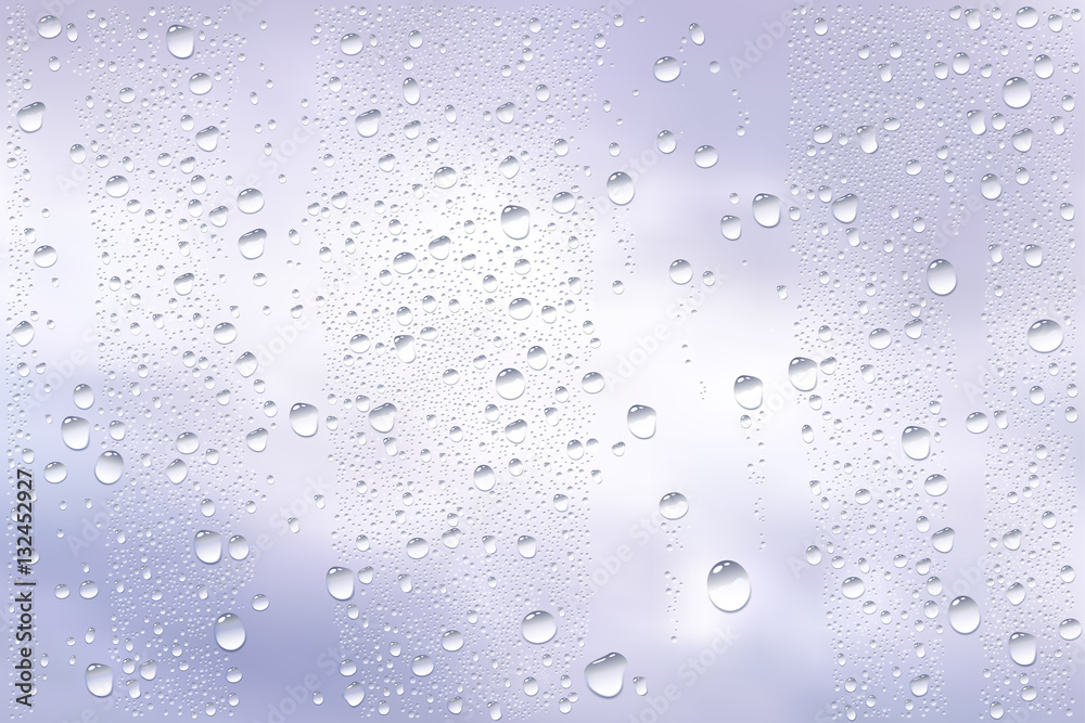 Raindrops Trough Window Raindrops Trough Window