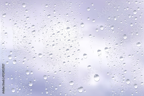 Raindrops Trough Window