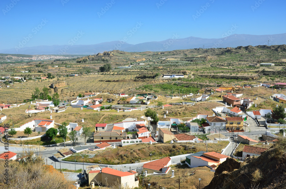 Spring view of Guadix