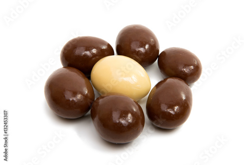 Wallpaper Mural almonds in chocolate glaze Torontodigital.ca