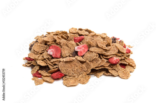 cereal with strawberries