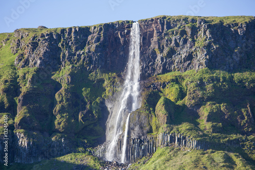 Bjarnarfoss waterfall, Snaefellsnes, Iceland, Europe photo