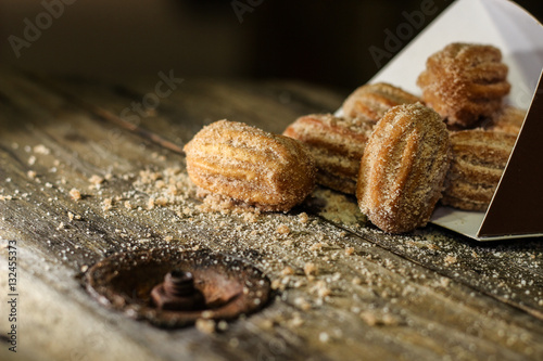 Mini sweet milk churros