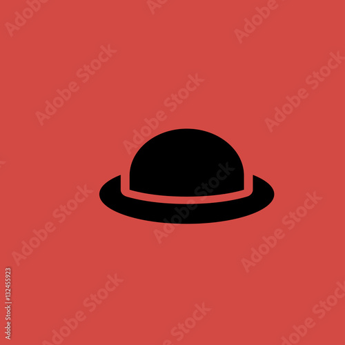 Men's hat icon. flat design